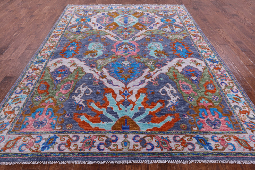 8' 2" X 10' 6" Turkish Oushak Handmade Wool Rug - Q15478