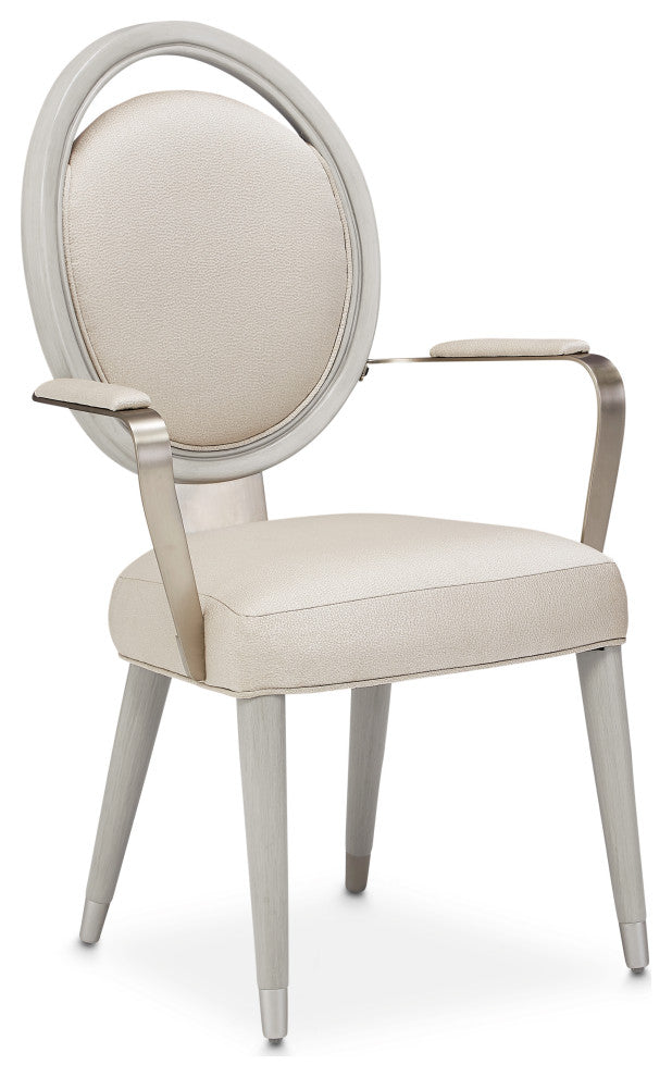 Eclipse Dining Arm Chair, Set of 2 - Moonlight Gray
