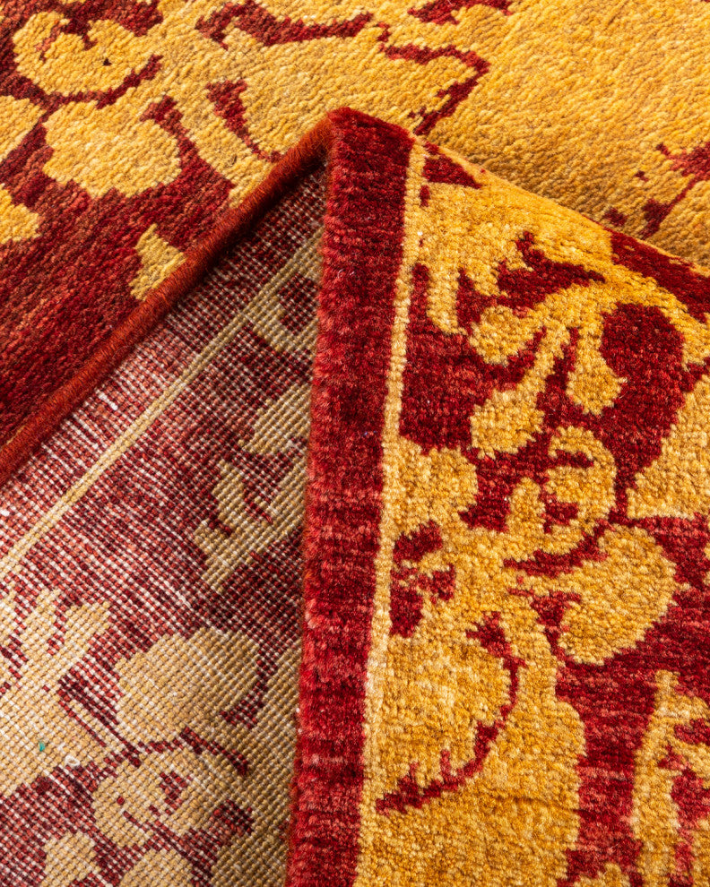 Mogul, One-of-a-Kind Hand-Knotted Area Rug Red, 2' 9" x 10' 0"