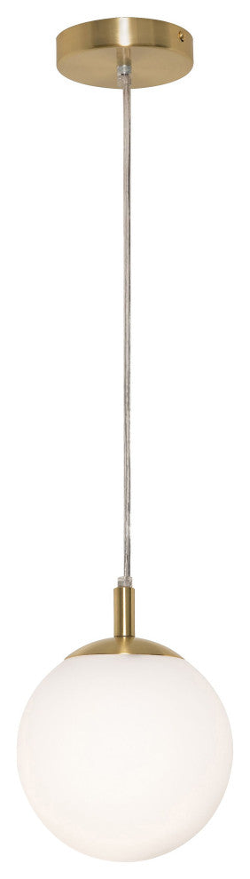 Loretto 7'' Pendant, Medium Base, Satin Brass