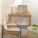 Archer Burl Wood Console, Natural