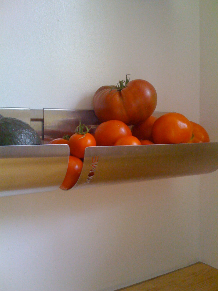 Stainless Steel Bin, 12" long, wall mounted