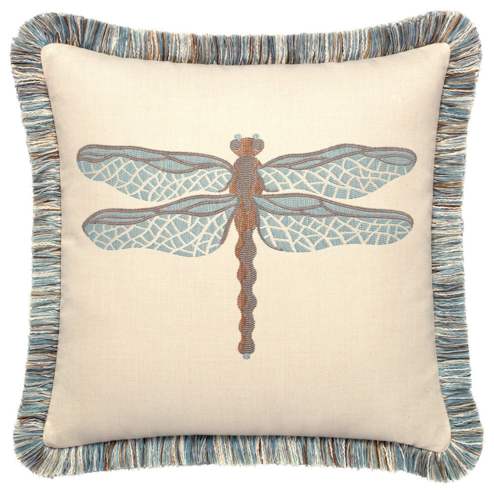 Dragonfly Spa Indoor/Outdoor Performance Pillow, 20"x20"
