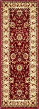 Unique Loom Red St. Louis Voyage 2' 2 x 6' 0 Runner Rug