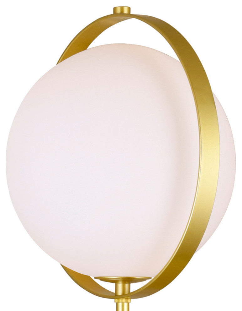 Da Vinci 1 Light Wall Light With Brass Finish