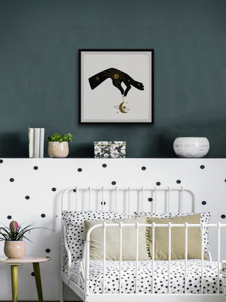 "Celestial Balance" Framed Painting Print, 32x32