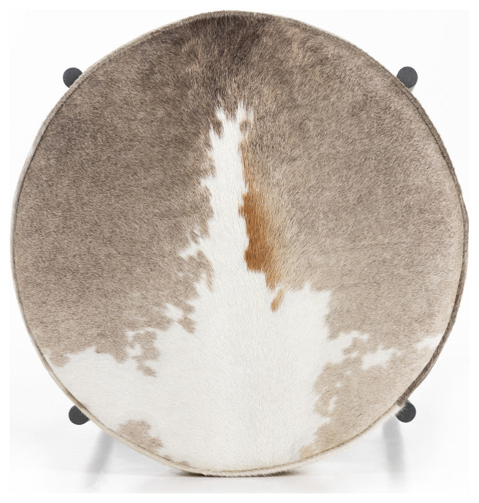 Nocona Stool-Speckled Hide-Counter