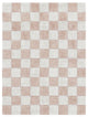 Washable Rug Kitchen Tiles Rose, 5' 7" X  8'