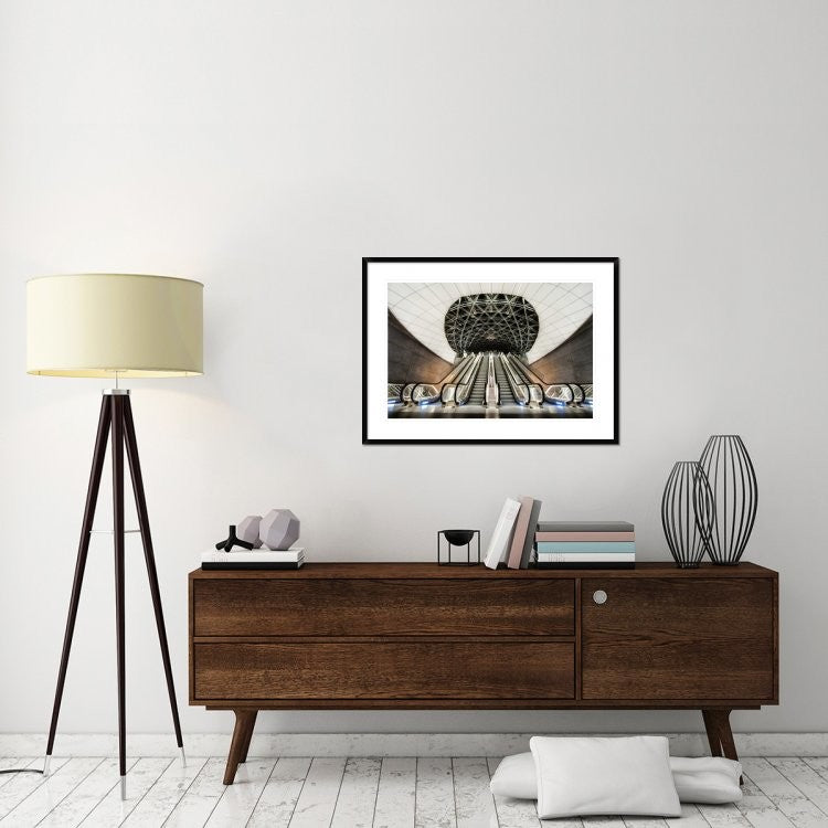 "Below The Concrete Surface" Framed Digital Print by Jacek Oleksinski, 38"x28"
