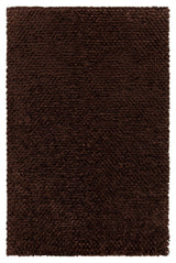 Cinzia Contemporary Area Rug, Chocolate, 9'x13'