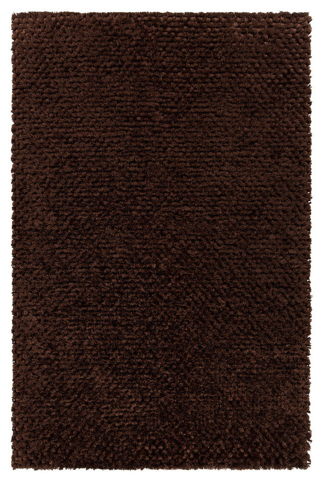Cinzia Contemporary Area Rug, Chocolate, 9'x13'
