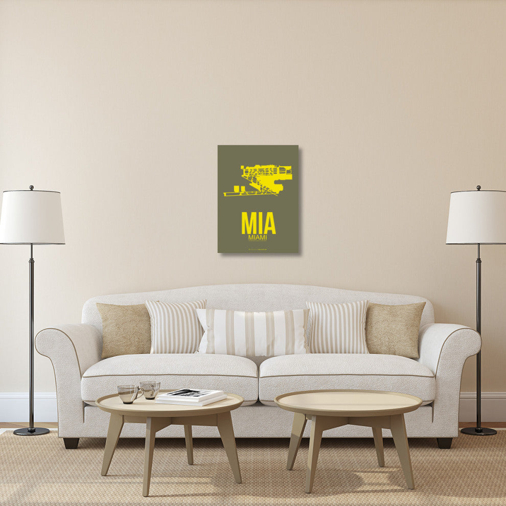 "MIA Miami Poster 1" Fine Art Print