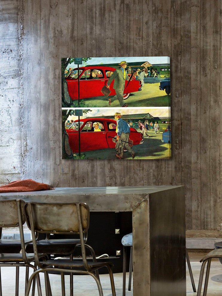 "Before and After" Painting Print on Wrapped Canvas