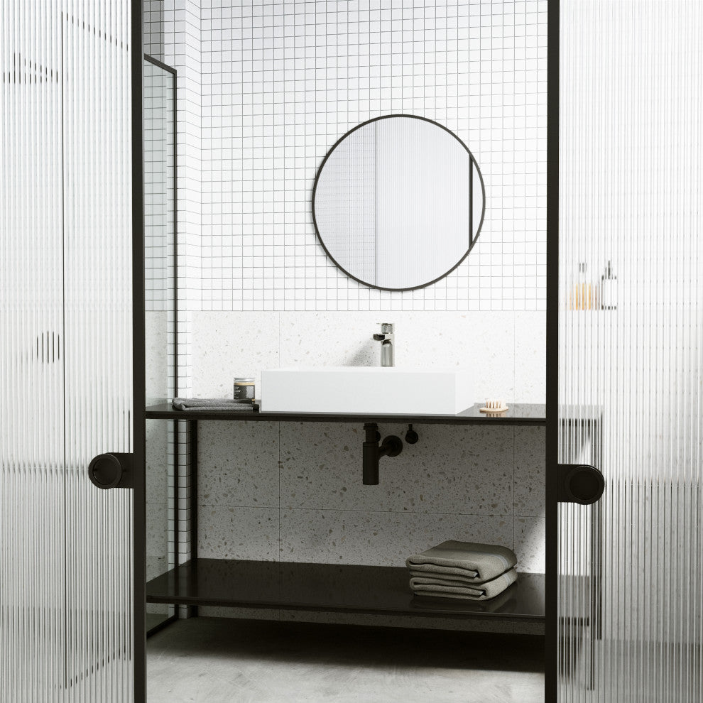 Starr 23"L x 15"W MatteStone Vessel Sink and Amada 10"H Faucet Set