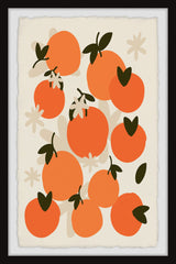 "Juicy Oranges" Framed Painting Print, 8x12
