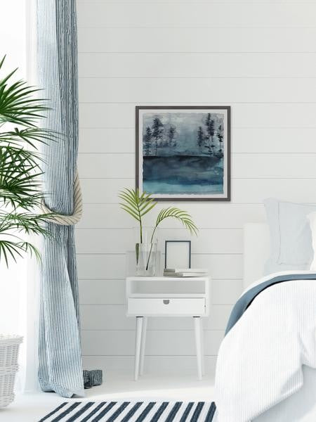 "Twilight Forest" Framed Painting Print, 12"x12"