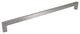 Celeste Square Bar Pull Outdoor Use Powder Coated Brushed Nickel Stainless 12mm, 12"