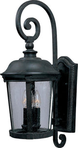 Maxim Dover VX 3-Light Outdoor Wall Lantern Bronze - 40095CDBZ