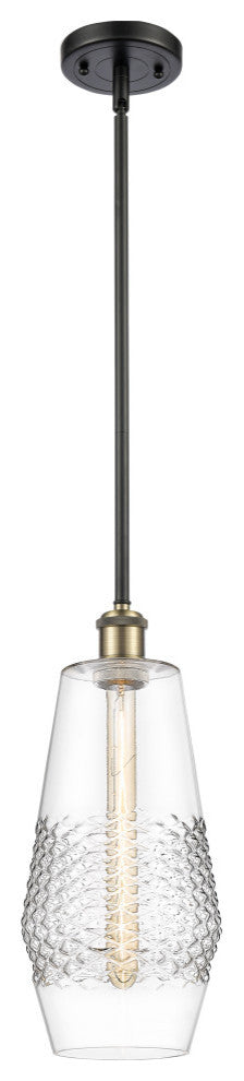 Innovations 516-1S-BAB-G682-7-LED 1-Light Mini Pendant, Black Antique Brass