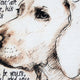 Devoted Dog Throw Pillow, 17x17