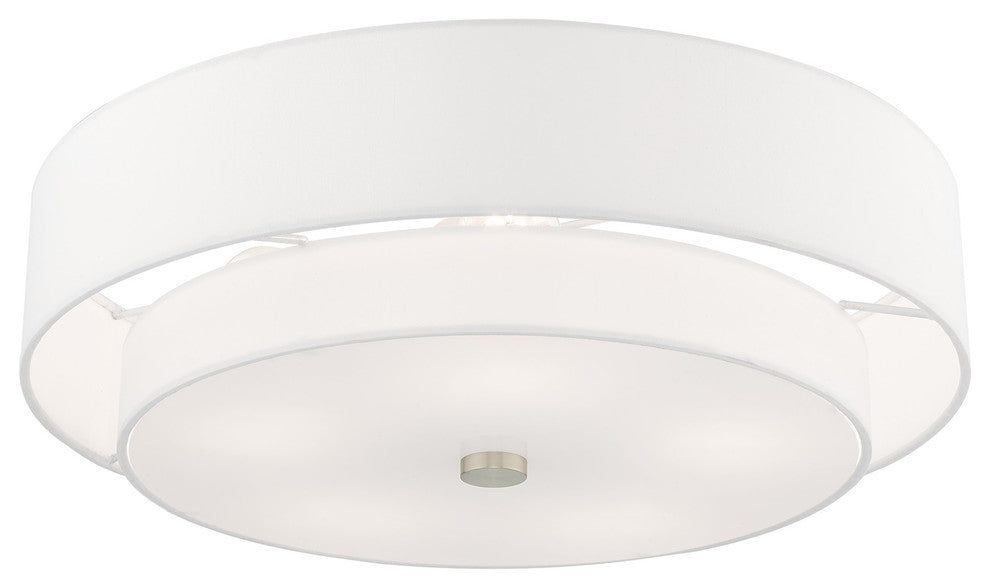 Livex Lighting Brushed Nickel 5-Light Ceiling Mount