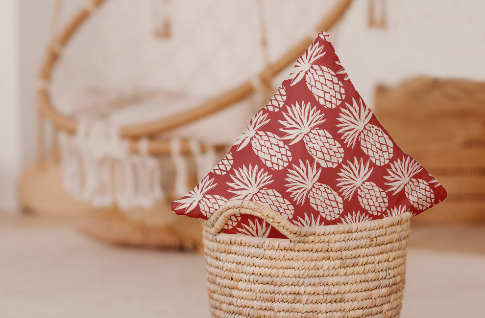 14x20" Gus Nautical Decorative Indoor Pillow, White