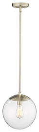 1 Light 11" Modern Gold Pendant