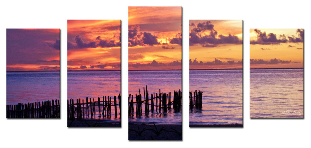 Ready2hangart Chris Doherty 'Mex Sunset II' 5-piece Canvas Wall Art