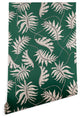 Deny Designs Holli Zollinger Urban Jungle Palm Wallpaper, Green, 2'x8'