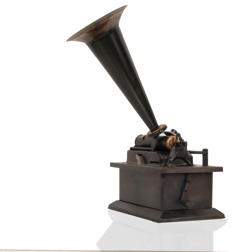 1901 Edison Standard Model A New Style Phonograph Display-Only metal Decor