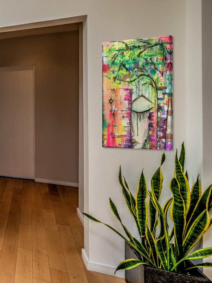 Marmont Hill, "Seattle Skyline" by Sloane Kady Print on Wrapped Canvas, 16x24