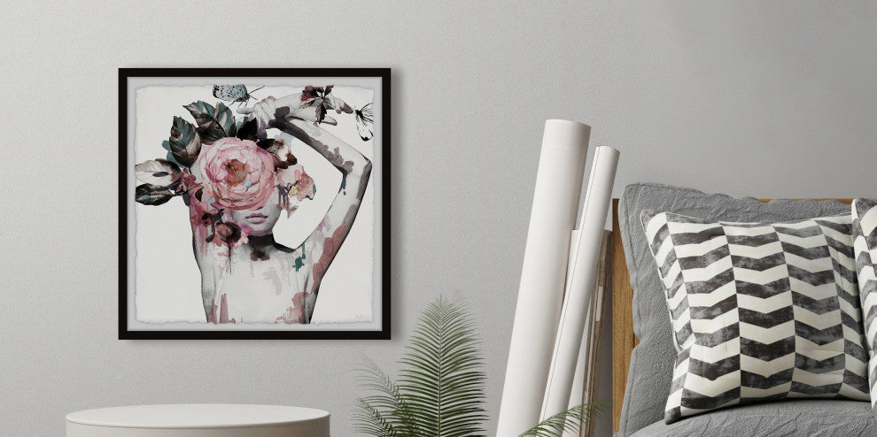 "Tainted Crown" Framed Painting Print, 18"x18"