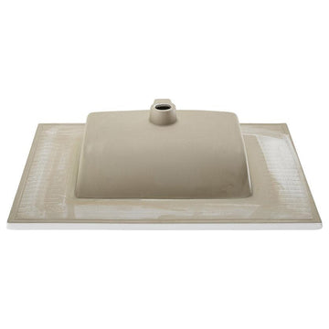Swiss Madison SM-VT328 Voltaire 32" Ceramic Vanity Top - 1 - Glossy White