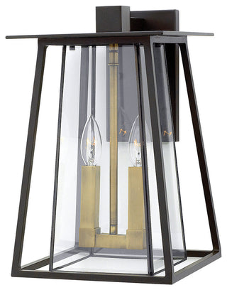 Hinkley Walker Medium Wall Mount Lantern, Buckeye Bronze