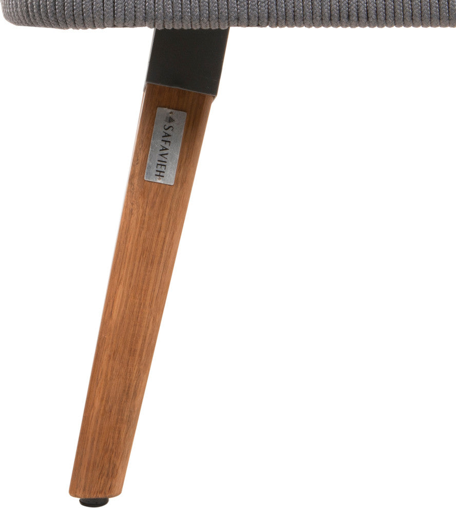 Safavieh Raldin Rope 4 Pc Living Set, Gray/White