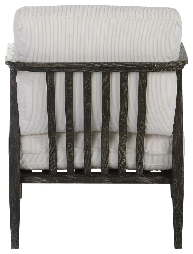 Uttermost 23696 Brunei White Accent Chair