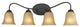 Conway 4-Light Bath Bar, Oil Rubbed Bronze and Light Amber
