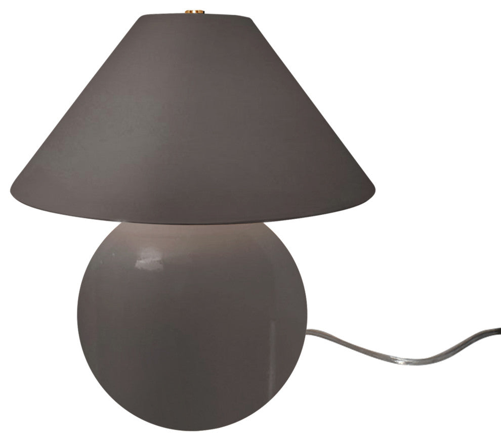 Avola Portable Lamp, Tall, Gloss Gray