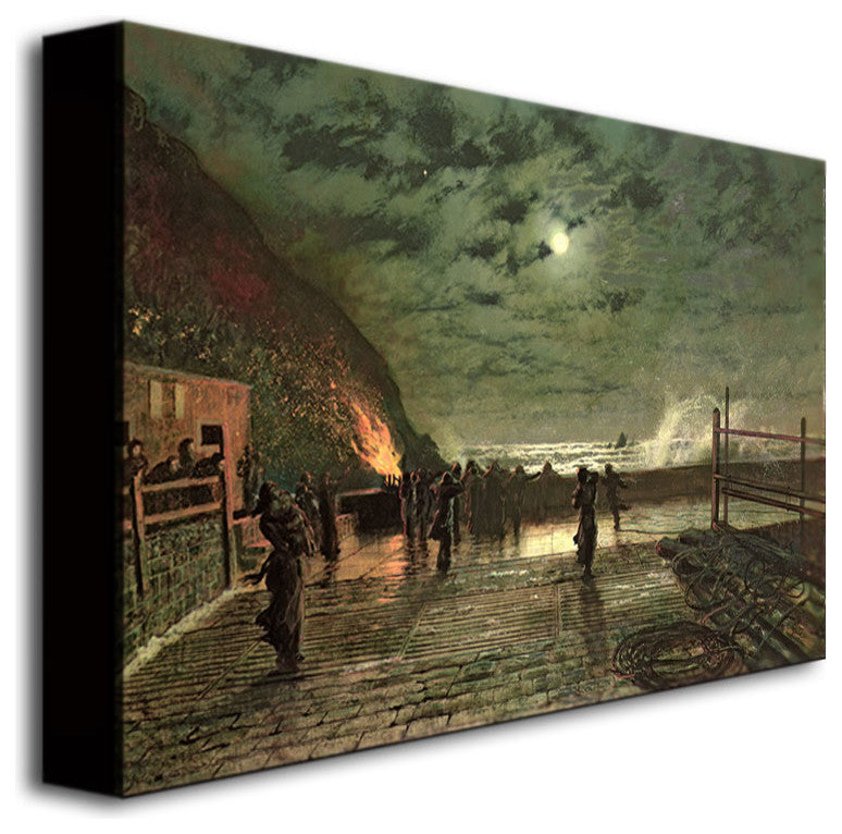 'In Peril' Canvas Art by John Grimshaw