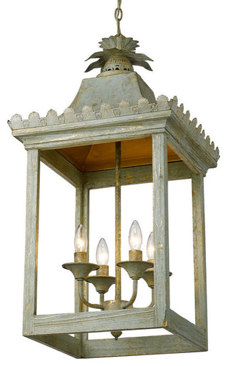 Finley 4-Light Pendant, Vintage Sage