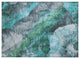 Machine Washable Indoor/Outdoor Chantille ACN1864 Teal 1'8" x 2'6" Rug