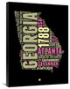 "Georgia Word Cloud 1" Fine Art Print
