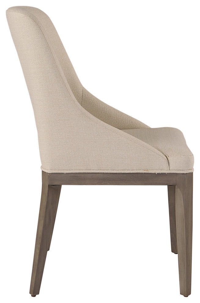 Estrada Dining Chair Light Grey Oak Mainz Cream