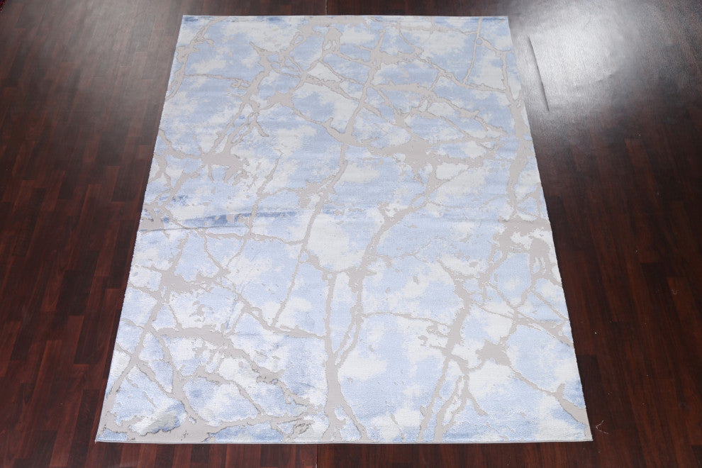 Turkish Oriental Abstract Transitional Rug Contemporary Carpet 8x10