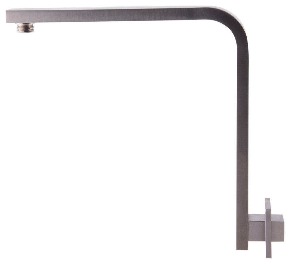 Ab12Gsw, Bn Brushed Nickel 12" Square Raised Wall Mounted Shower Arm