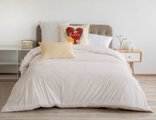 Love And Roses Decorative Throw Pillow, Buddah, 18"x18"