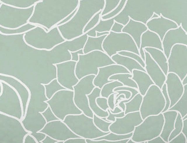 Olena, Floral Print Bath Towel, Green