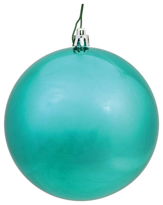 2.4" Teal Shiny Ball Uv 24/Bag