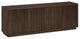 Hanson Rectangular TV Stand for TV's up to 75 in Alder Brown