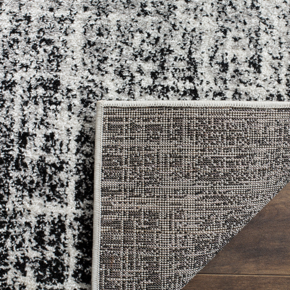 Safavieh Adirondack Collection, ADR116 Rug, Ivory/Black, 3'x5'